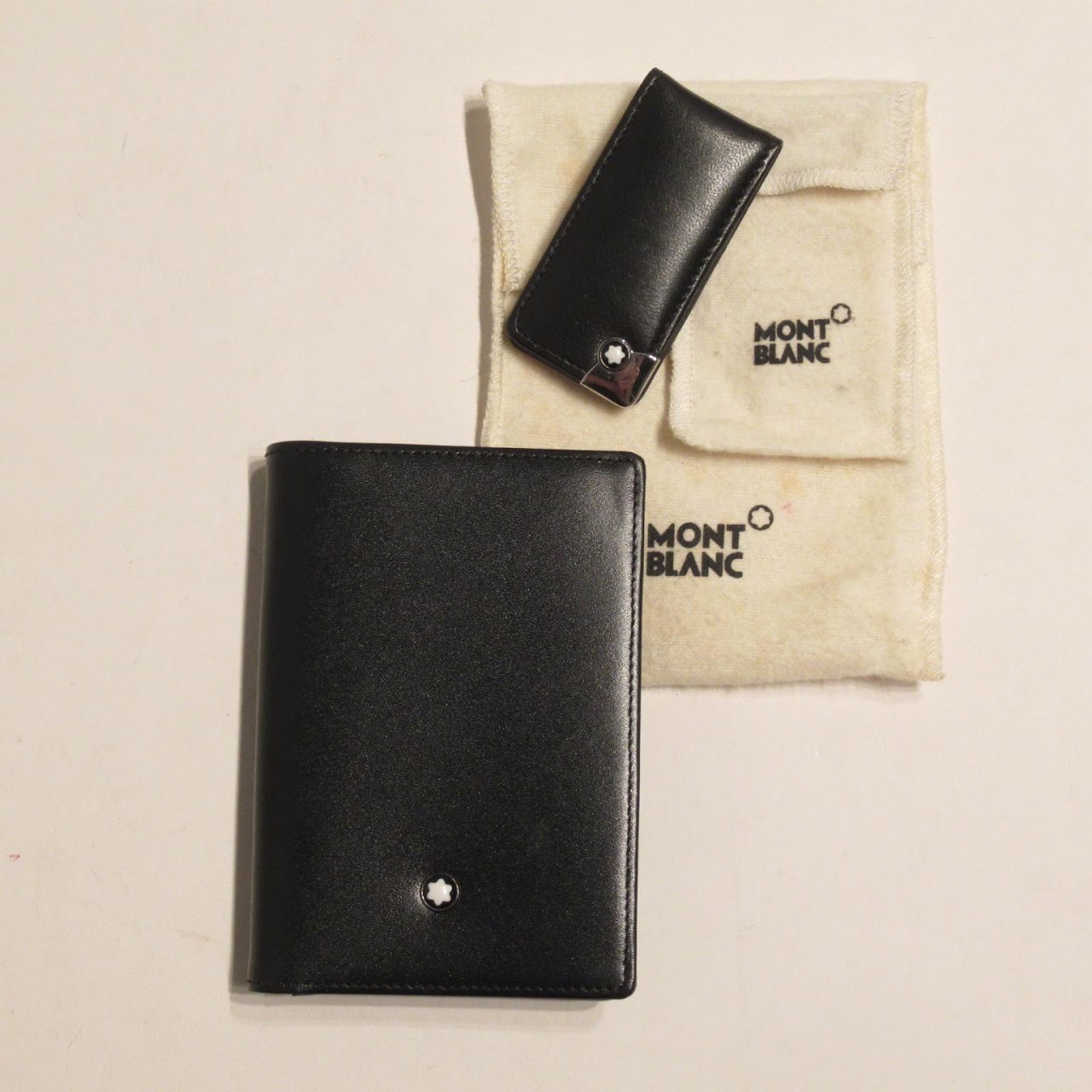 Montblanc Money Clip and Card Wallet Pair