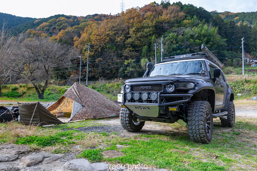 Fjクルーザー の四駆 愛媛 S川 キャンプ 陣幕終了に関するカスタム メンテナンスの投稿画像 車のカスタム情報はcartune