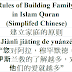 Rules of Building Family Chinese | 建立家庭的原则