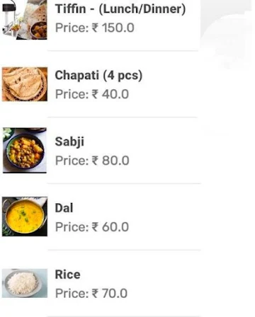 Mumbay Swad menu 