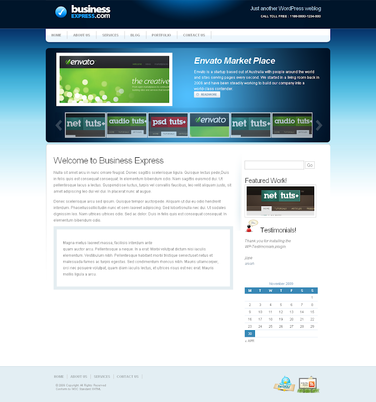Themeforest Business Express Wordpress Template v2.8.7