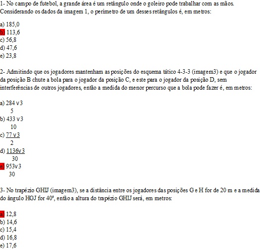 O Futebol no Ensino de Matemática.