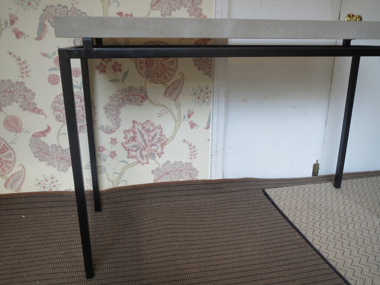 Faux Shagreen Console