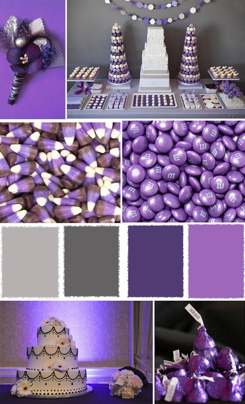 purple and grey candy