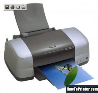 Reset Epson 900 printer with Resetter program