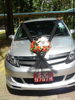 Gubahan Hantaran JS Creation: Menghias Kereta Pengantin (04)