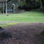 Fire pit and toilet block