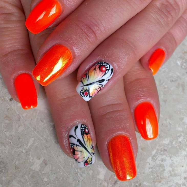 Butterfly Nail Art Designs 2018 - style you 7