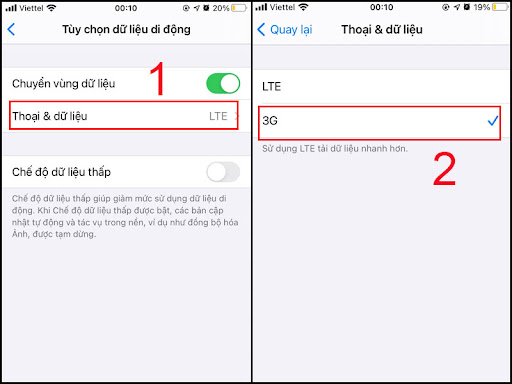 Kích hoạt mạng 3G trên iPhone