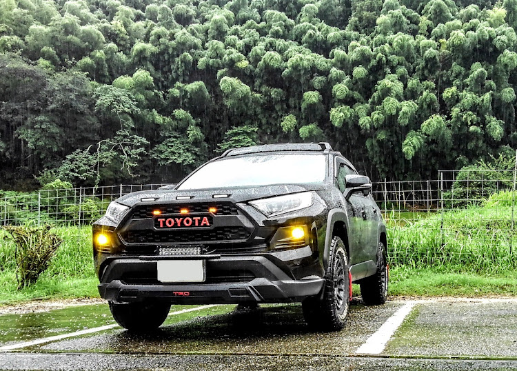 RAV4のRAV4・豪雨・チッピング塗装・ピザ爆食い🤣に関するカスタム事例の投稿画像2枚目