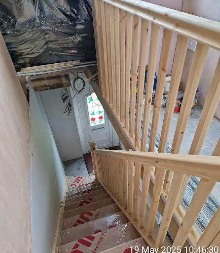 Bespoke designed staircase and landing