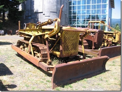 IMG_8053 McCormick-Deering Tractor with Wooldridge Model CB Blade at the Columbia Gorge Interpretive Center Museum in Stevenson, Washington on July 3, 2009