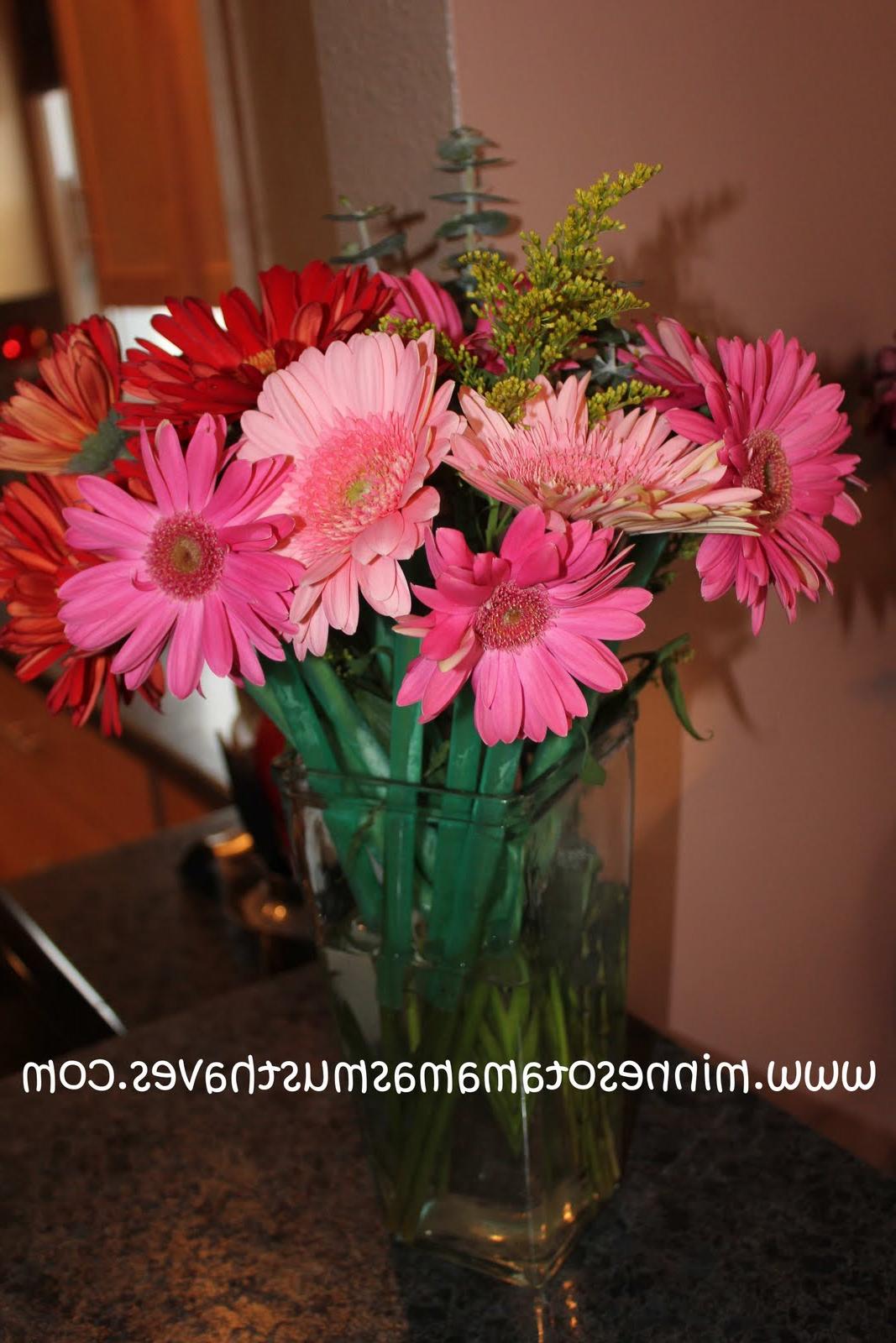 I received the Gerbera Daisies