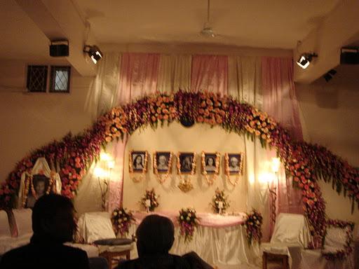 wedding ceremony under a tent