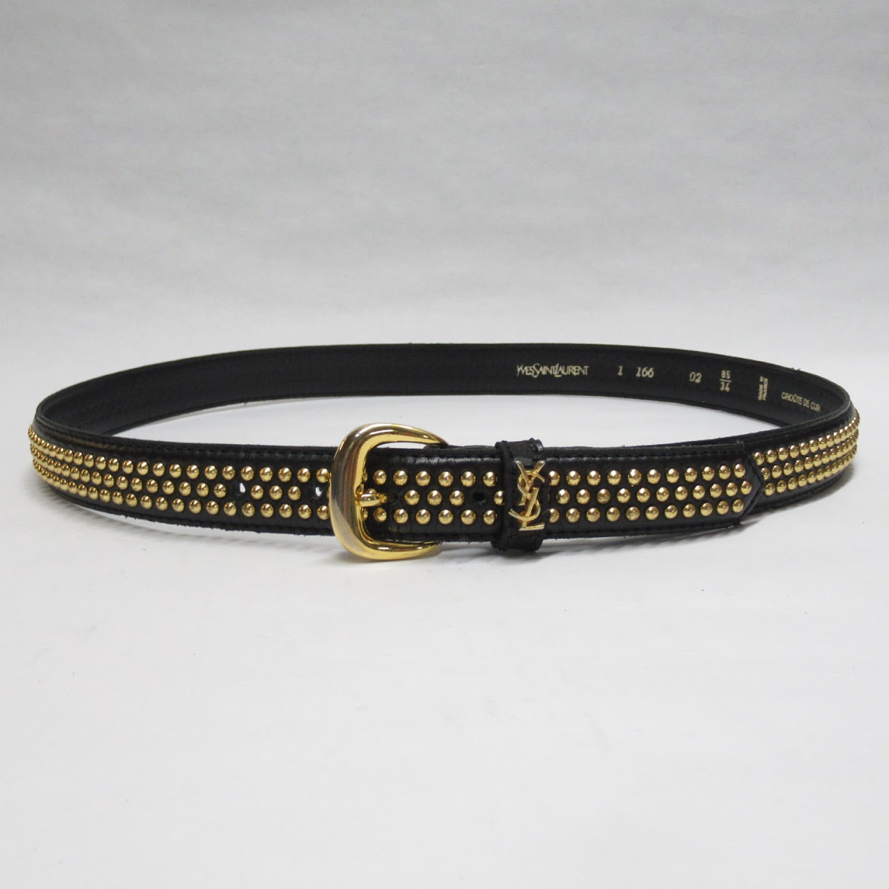 Yves Saint Laurent Studded Belt