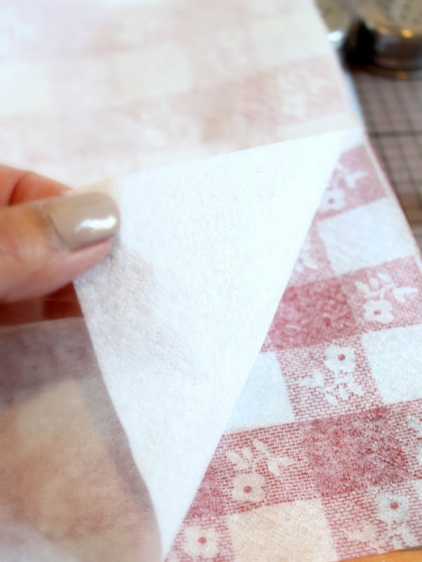 How to Mod Podge with Napkins