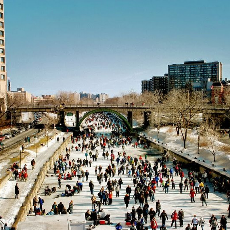 Skating On The Rideau Canal