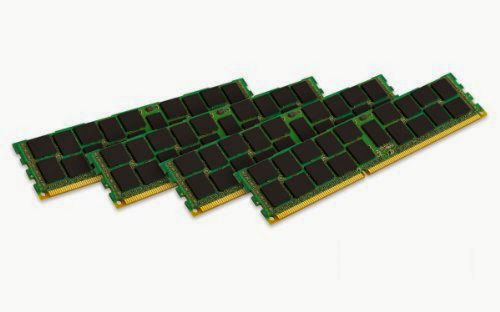  Kingston Technology 32 GB Kit (4x8 GB Modules) 1600MHz DDR3 PC3-12800 240-Pin Reg ECC DIMM for Select Dell Servers KTD-PE316K4/32G