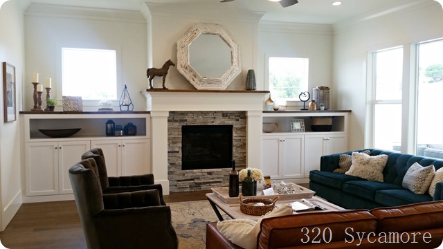 family room fireplace