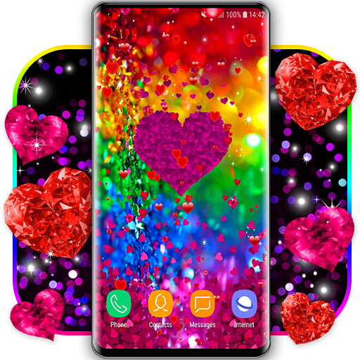 Galaxy Diamond Heart Transparent Background Cool Backgrounds