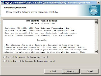 Driver ODBC instalado y configurado con conexin a serivdor de base de datos