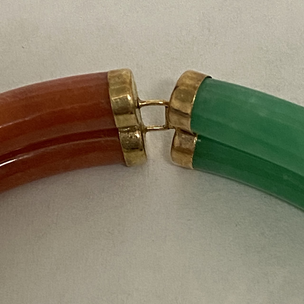 14K Gold & Jade Bracelet