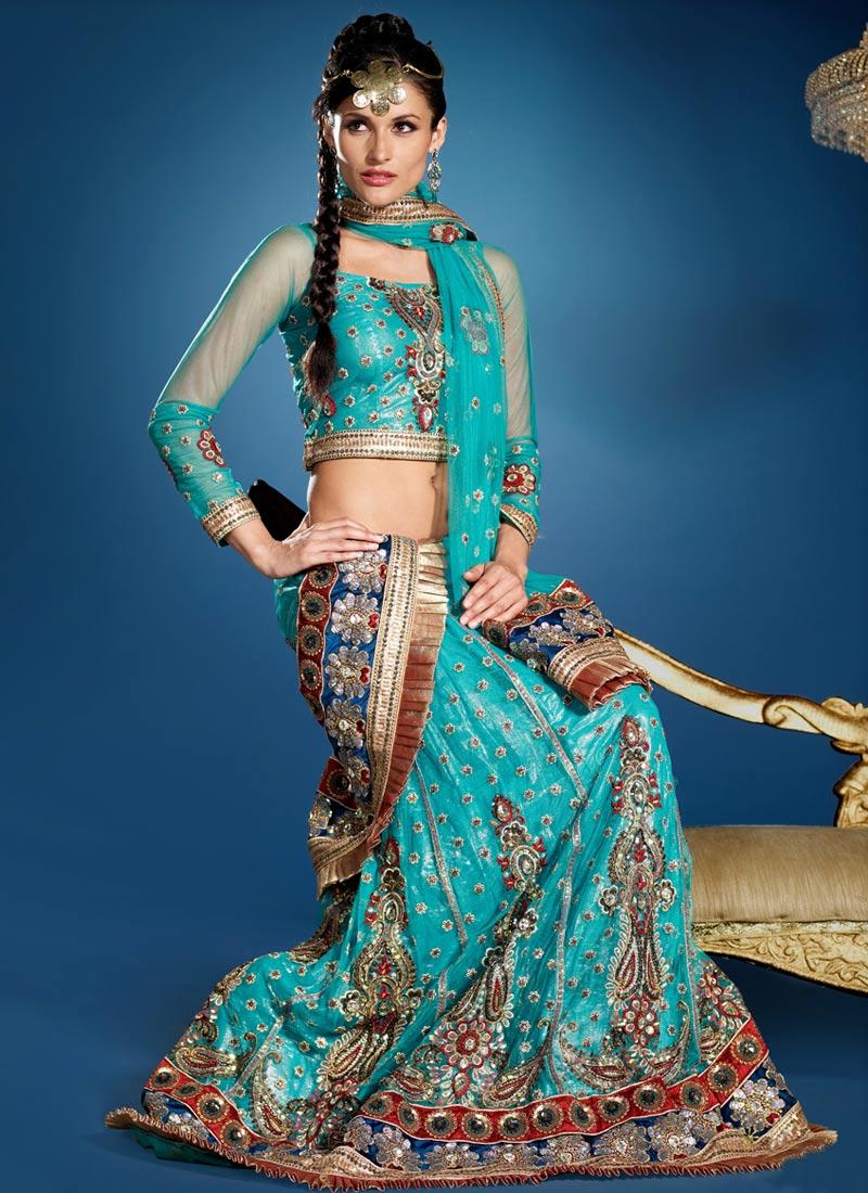 as Indian bridal dress.