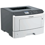 download & installed Lexmark MS510 printing device driver