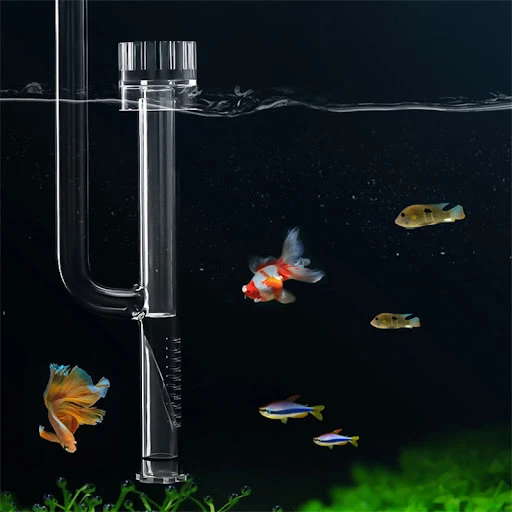 13/17mm Glass Lily Pipe Spin Surface Inflow Outflow Aquarium Water Plant Tank Filter High Borosilicate Glass Tubes for F