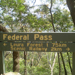 Federal Pass sign (12008)