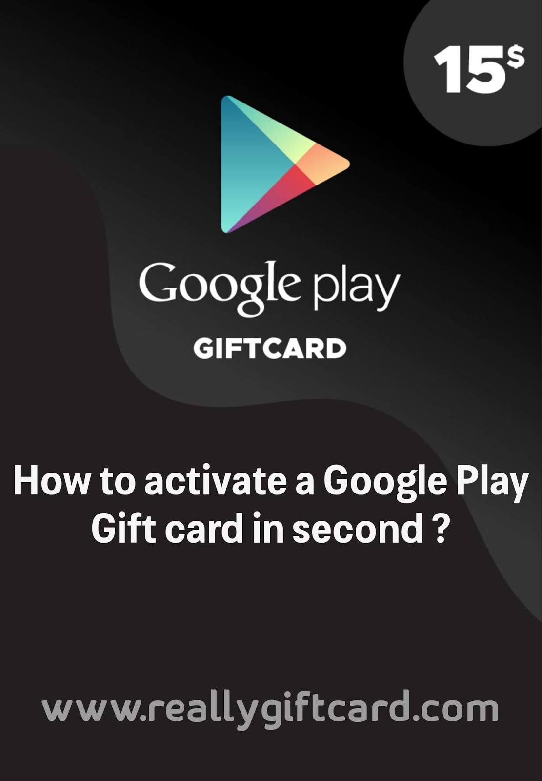 How to activate a Google Play gift card? Free Google