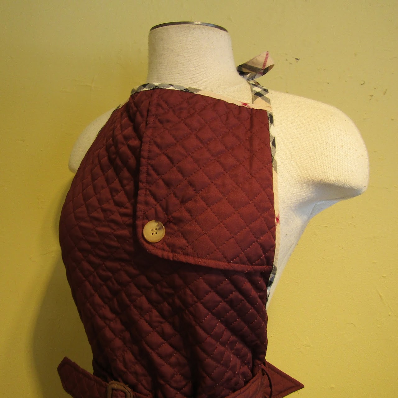 Burberry London Quilted Apron