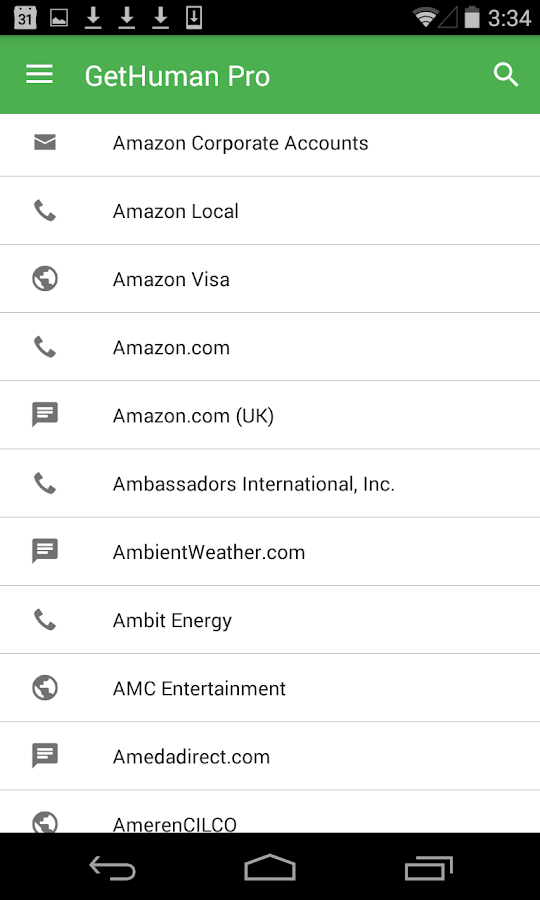GetHuman Android Apps on Google Play