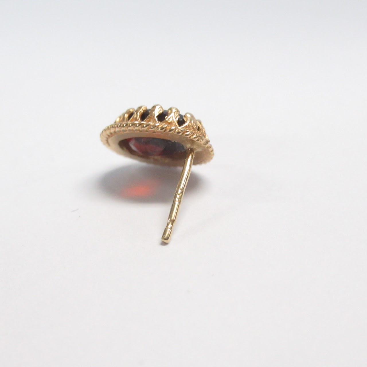 14K Gold and Garnet Earrings