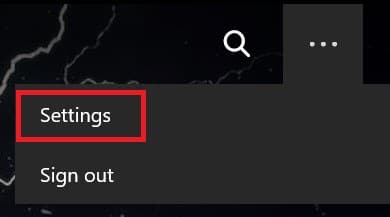 จากตัวเลือกที่ปรากฏขึ้น ให้คลิกที่การตั้งค่า |  วิธีสตรีม Netflix ในรูปแบบ HD หรือ Ultra HD