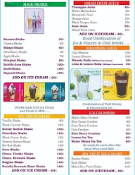 Tinku Ice Cream Parlour menu 1