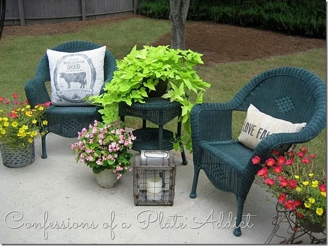 CONFESSIONS OF A PLATE ADDICT Farmhouse Patio Tour