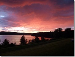 Beautiful colors at sunset