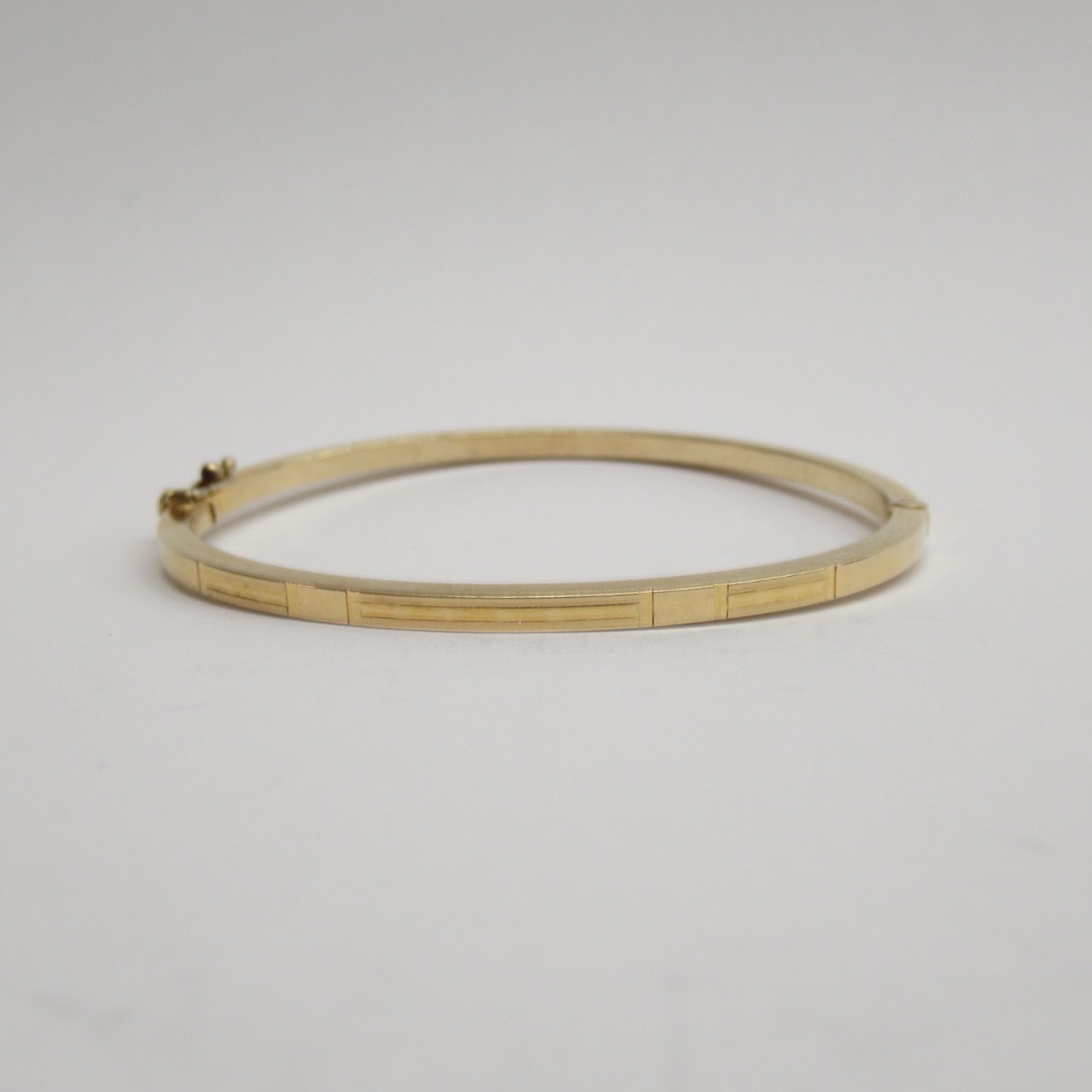 14K Gold Geometric Bracelet