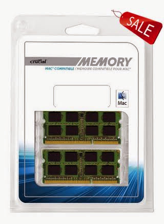 Crucial 16GB Kit (8GBx2) DDR3L 1333 MT/s  (PC3-10600) CL9 SODIMM 204-Pin 1.35V/1.5V Notebook Memory Modules For Mac CT2C8G3S1339M