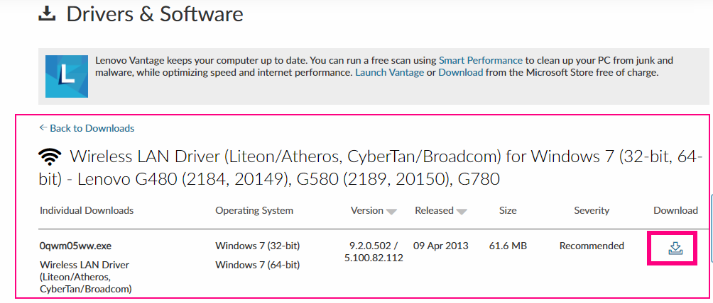 lenovo g560 wifi drivers for windows 7 free download