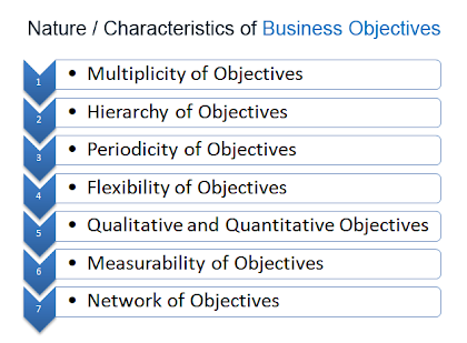 nature characteristics of business objectives