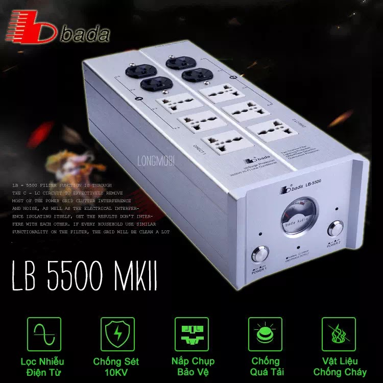 bo loc nguon audio bada lb 5500 mkii