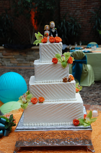 Wedding cake from Lakes Cakes