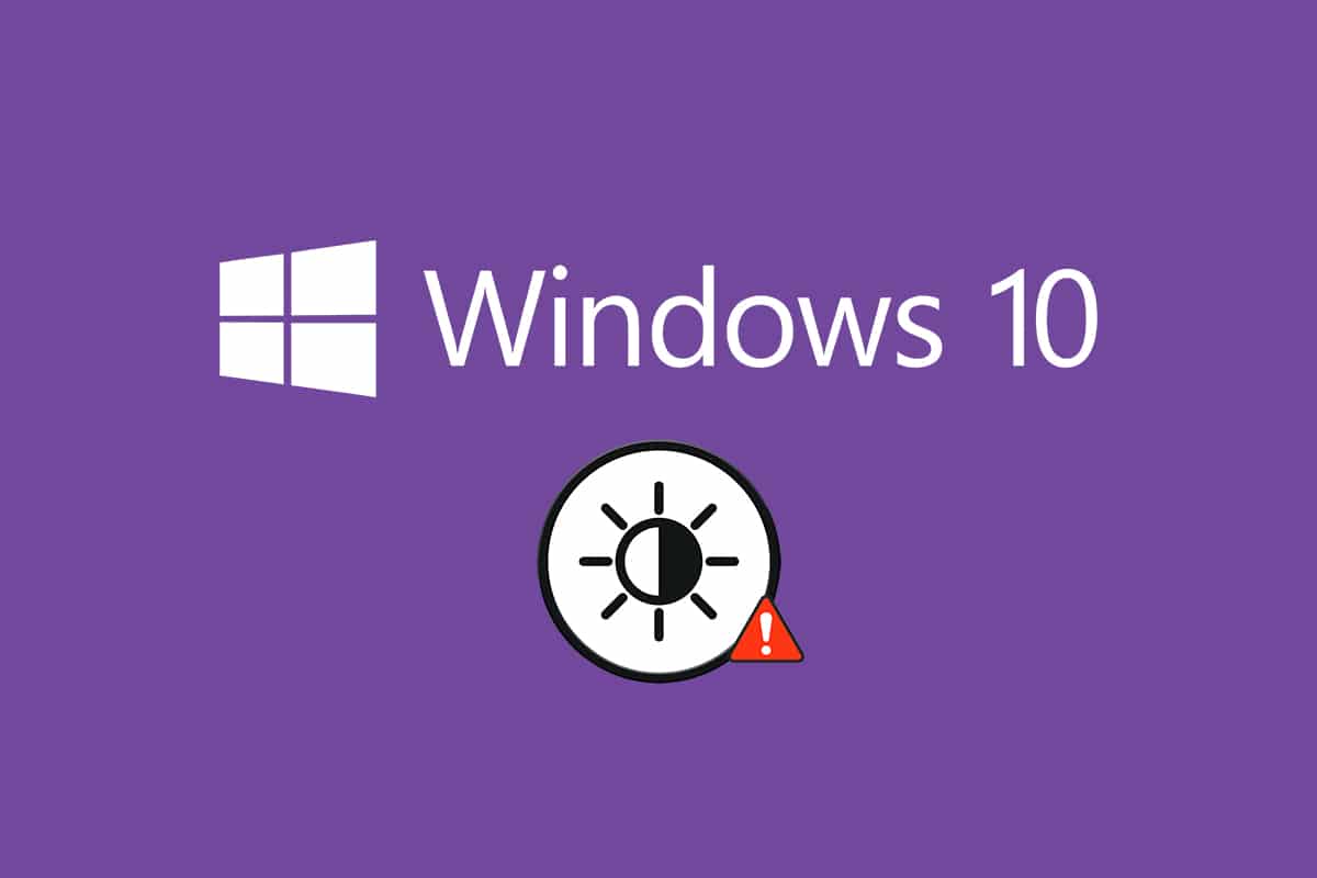 Correction de la luminosité de Windows 10 ne fonctionnant pas