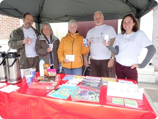 Love Crewe Mission Week - Crewe town centre tea and coffee  stall