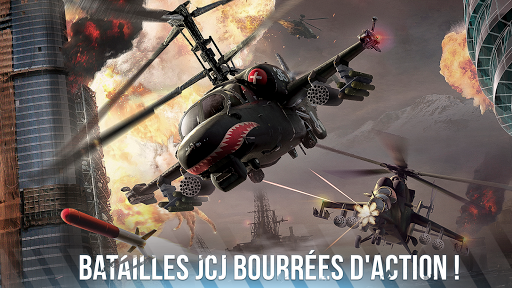 Modern War Choppers : shooter de guerre JcJ APK MOD – Monnaie Illimitées (Astuce) screenshots hack proof 1