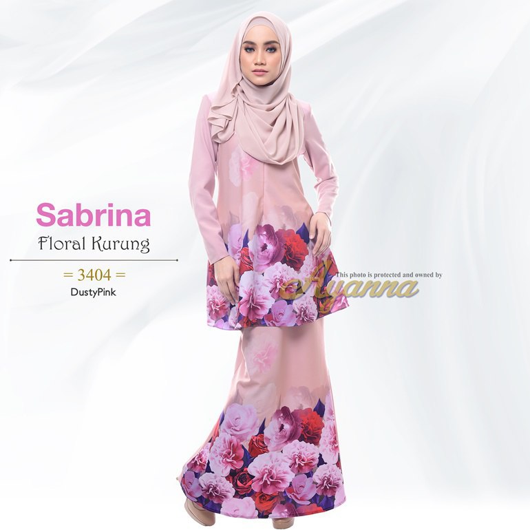 Dropship Melur Closet: Sabrina Floral Kurung