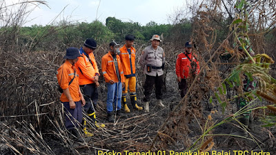 Polres Banyuasin Melakukan Pengecekkan Titik Koordinat Hotspot