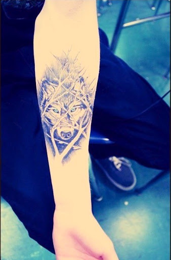 tattoos for women wolf